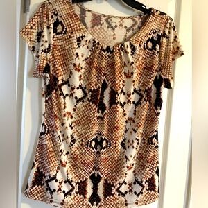 Snake Print Women's Top
